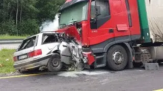 АВАРИИ ГРУЗОВИКОВ! Фуры без тормозов!Trucks with no brakes!