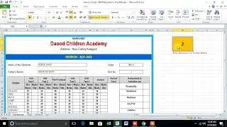 how to make 1000 Marksheet in few minutes in Excel in Hindi