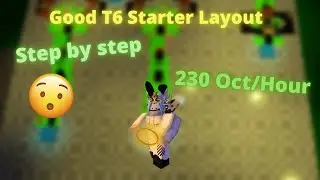 Factory Simulator - Best T6 Starter Layout step by step - Roblox