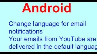 How to change language or location settings on you tube channel