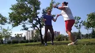 Индив по сальсе в парке  (Киев, Троещина) street salsa lessons