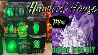 Haunted House | Miniature | Dollar Tree DIY