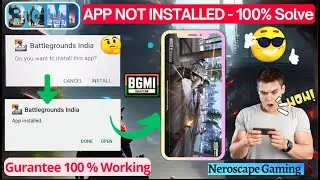 How to Install BGMI app 2023 l BGMI Not Installed Problem l Battleground Mobile India Not Installed