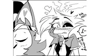 Husk does Angel Dust a Favor... [Comic by raizldc] 