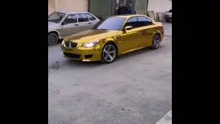 the legendary golden BMW M5 V10