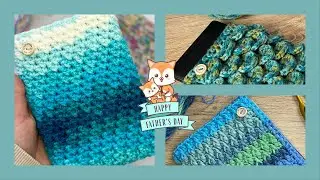 UNIQUE Crochet Father’s Day Gifts | Crochet Kindle sleeves and Book cover❤️