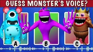 Guess the MONSTER'S VOICE  | GARTEN OF BANBAN 4 | Mr GRIMM, LONG JOE, DOOM DOOM