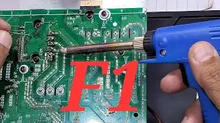 PEL DC inverter AC F1 error code and PCB Repairing training