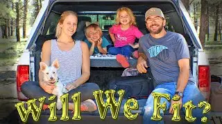 Whole Family Goes Camping In A Camper Shell
