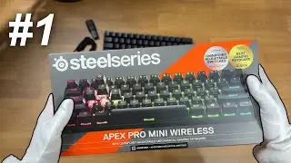 #1 Gaming Keyboard - Apex Pro Mini ( Unboxing + Sound Test )