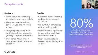 The impact of AI in the classroom: Experiences and learnings