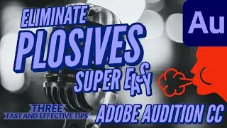 Get Rid of PLOSIVES with these 3 best tips!  Super simple tutorial to improve your audio!