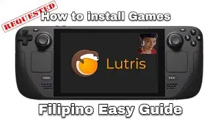 How to install Free Games using Lutris on Steam Deck | Tagalog easy tutroial