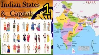 Indian States 🇮🇳 & their Capitals 🌍|| Part-1 #india #arunachalpradesh #bihar #andhrapradesh 🇮🇳