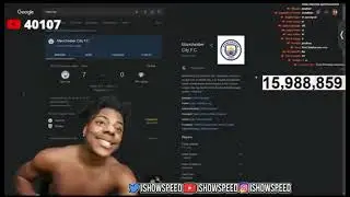IShowSpeed Reacts To Man City 7-0 RB Leipzig 😂