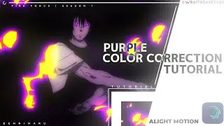 How To Make Purple CC JUGG on ALIGHT MOTION😈🥶 | Alight Motion Tutorial