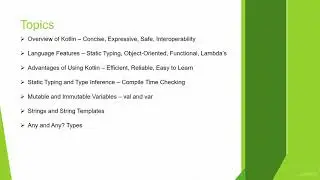 [Kotlin Programming Course ]1  Welcome to Class!