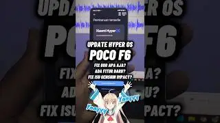 UPDATE HyperOS POCO F6! Fix Genshin Impact? #shorts