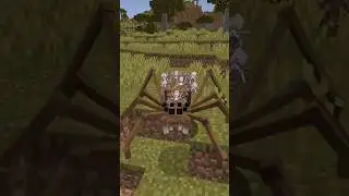 This Minecraft Mod Adds in a Wolf Spider!