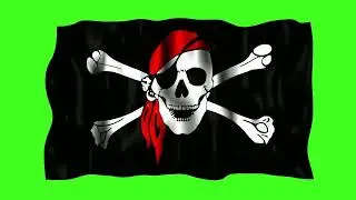 3. Green Screen Pirate Flag (No Copyright)
