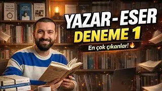 AYT Edebiyat Yazar-Eser Kamp Denemesi 1/👉Kaç Net Yapacaksın? 