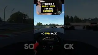 Thought it was all OVER. Then THIS happened! #simracing #gaming #shorts