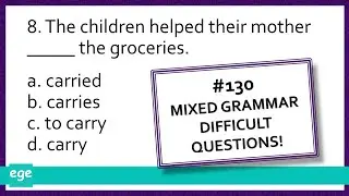 English Grammar Exercises 