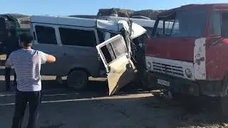 ДТП В ДАГЕСТАНЕ.  СТРАШНЫЕ КАДРЫ 13 июня 2018