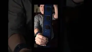 Sexy blue guitar straps 