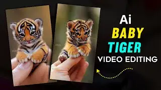 Baby Tiger Ai Video Editing | Instagram Viral Ai Reels Editing | Ai Animal Video Editing