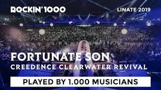 Fortunate Son - Creedence Clearwater Revival, played by 1.000 musicians | Rockin'1000