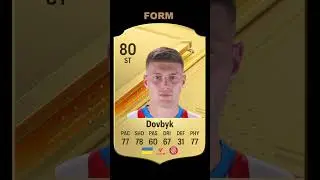 Artem Dovbyk - Official Rating VS Current Form Rating 