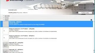 Como escolher um Modelo no Sketchup