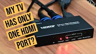 AmazonBasics 4K HDMI 3x1 Switch | My TV has only one HDMI Port