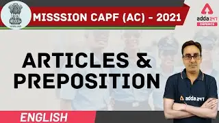 CAPF AC 2021| English | Articles & Preposition