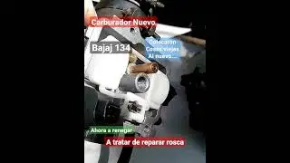 dañar arruinar romper destrozar un carburador nuevo colocando cosas viejas