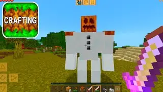 I FOUND MUTANT SNOW GOLEM IN CRAFTING AND BUILDING