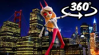 Giant Charlie Appears In The City - 360º/VR (Hazbin Hotel)