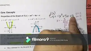 Characteristics of Quadratics