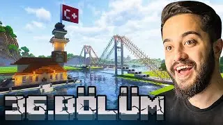 MİNECRAFT'DA KÖYÜMÜZE 15 TEMMUZ ŞEHİTLER KÖPRÜSÜ YAPTIK! AŞŞIRI GÜZEL OLDU! 36. Bölüm