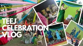 Kaise Manaya Humne Teej Festival #vlog #teejfestival #teejvlog