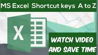 Excel Shortcuts 2023 |Microsoft Ecxel tutorial Ctrl with A to Z |Shortcuts keys
