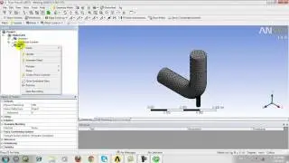 Ansys 14 fluid flow and heat transfer in a mixing elbow