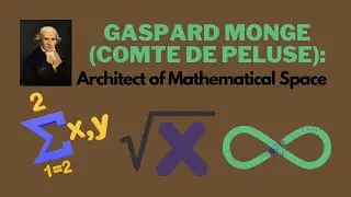 Gaspard Monge (Comte de Peluse): Architect of Mathematical Space