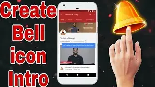 How to make Subscribe and Bell icon Intro on Smartphone | Step by step Tutorial (हिंदी) |