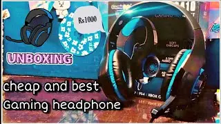 Unboxing cheap and best gaming headphone ( GS410 ) 🔥🔥