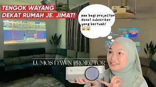 GIVEAWAY‼️RAYA KALINI ADA HOME CINEMA😍 |  LUMOS DAWN Projector Review #unboxing #lumosdawn #review
