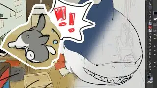 Big sharkitty fan animation - Making of