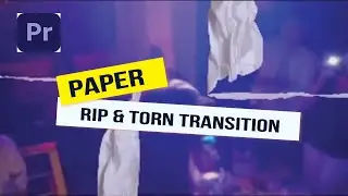 Green screen paper rip & torn transition in adobe premiere proاردو