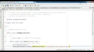 How To Show Current  Date and Time in java in Netbeans in Urdu/Hindi